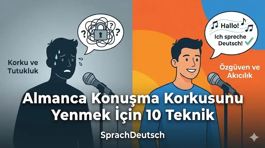Almanca Konuşma Korkusunu Yenmek İçin 10 Etkili Teknik